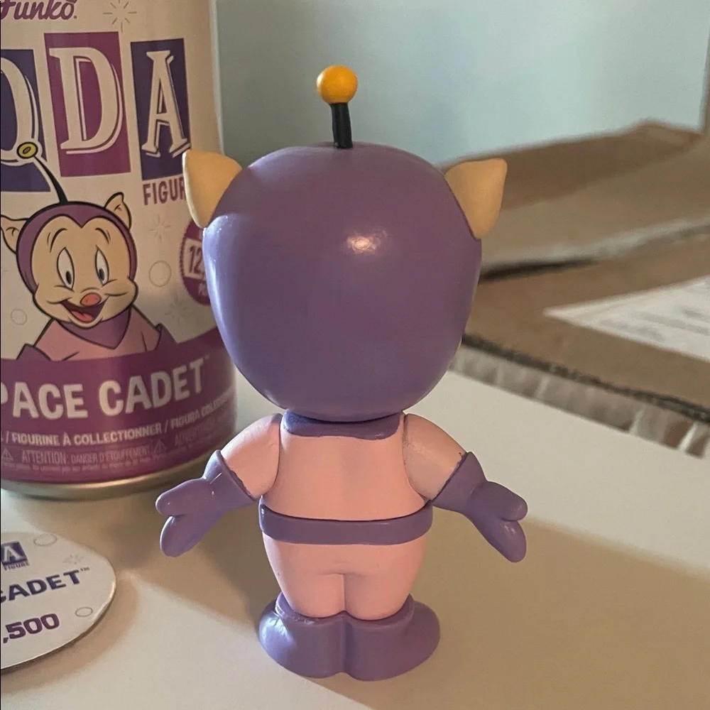 Funko Space Cadet Soda Figure in Purple and White